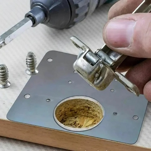 Płytka naprawcza do zawiasów ze stali nierdzewnej