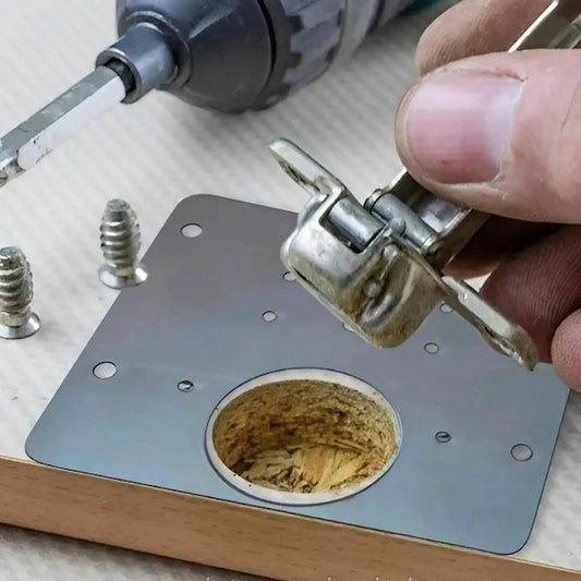 Płytka naprawcza do zawiasów ze stali nierdzewnej