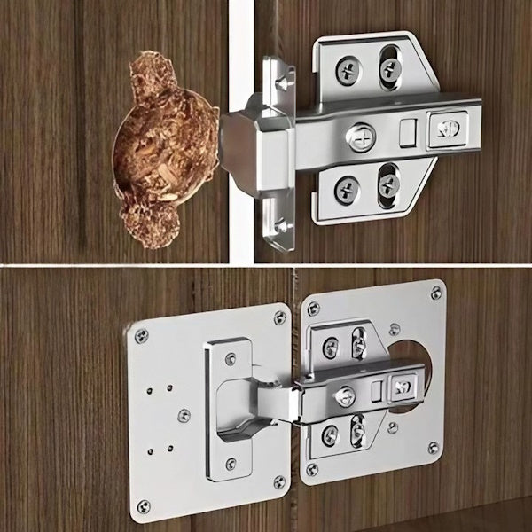 Płytka naprawcza do zawiasów ze stali nierdzewnej