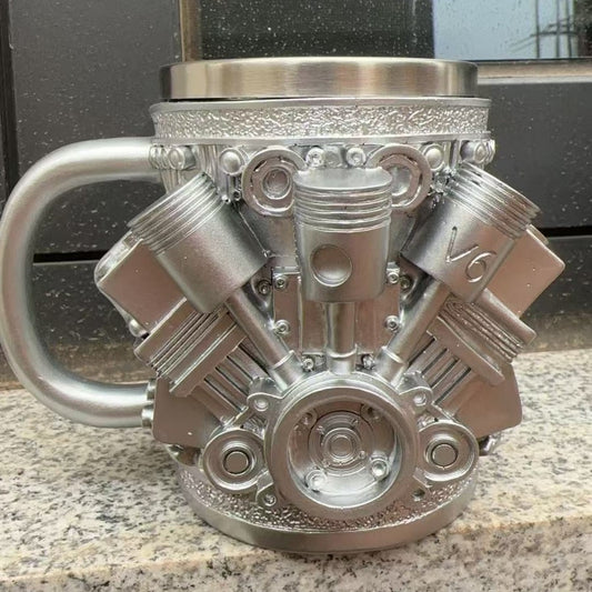 Designerski kubek w kształcie świecy zapłonowej / silnik V8 / V6