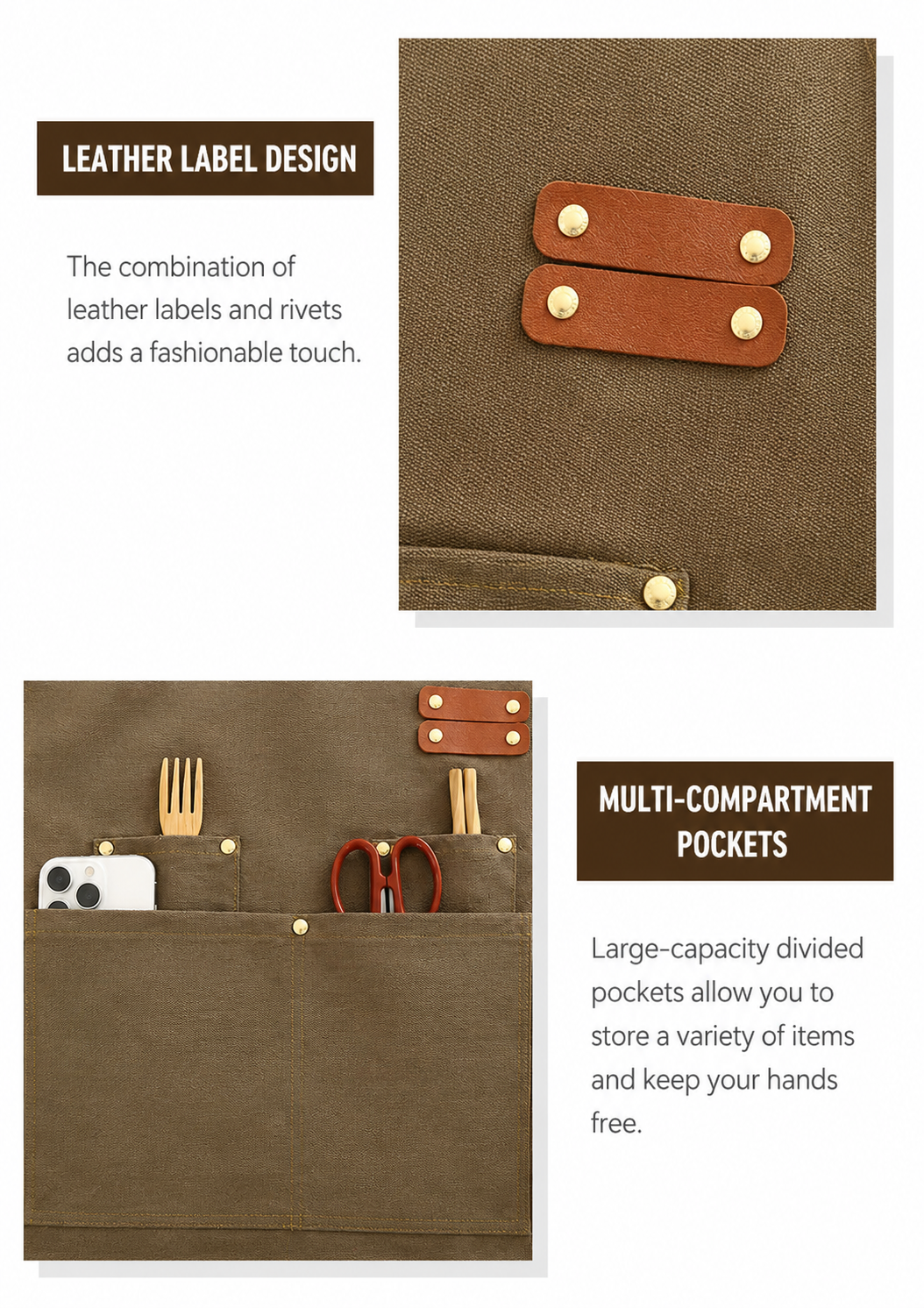 Waterproof Canvas Work Apron